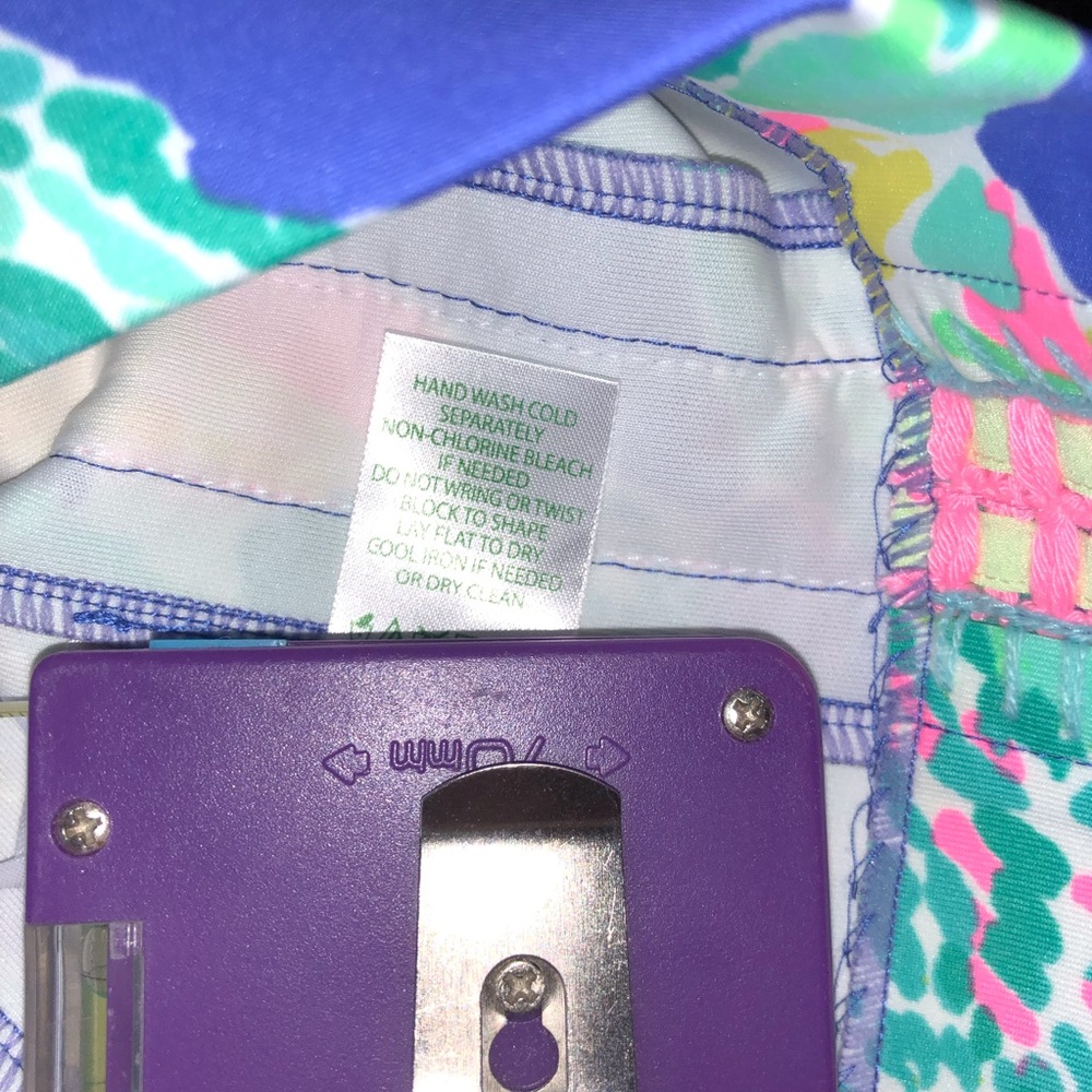 Lilly Pulitzer Mila Knit Shift in Wake Up Call Print New Size L - Picture 8 of 13